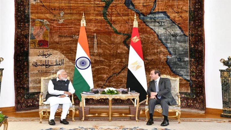 الرئيس السيسي يستقبل