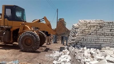 محافظ المنيا.. إزالة 64 حالة تعدٍ بالبناء المخالف على الأرض الزراعية في 6 مراكز