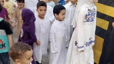 أطفال مكتبة دمنهور يحتفلون بحلول عيد الأضحى المبارك