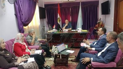 مناقشة خطة عمل مشروع التعليم المجتمعي بمدارس كفر الشيخ