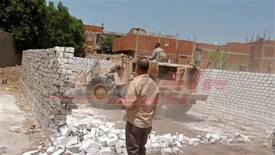 في أول أيام إجازة عيد الأضحى .. إزالة 5 حالات على مساحة 10 قراريط بكفر الشيخ 