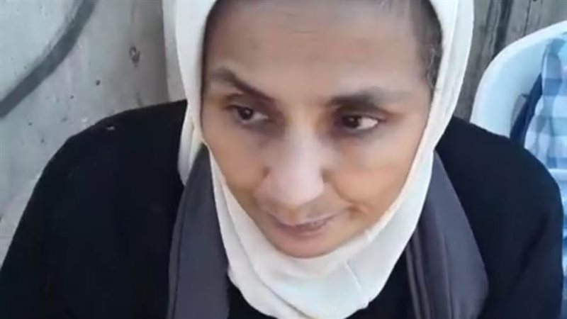 إحدى الناجيات من