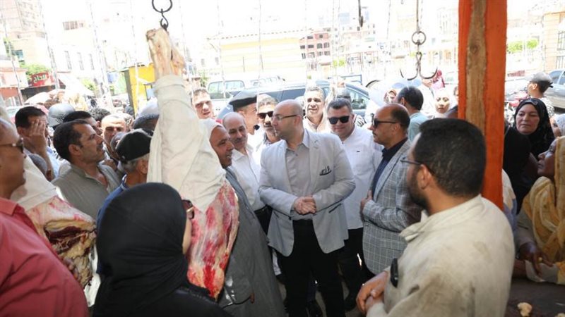 محافظ بنى سويف يتفقد