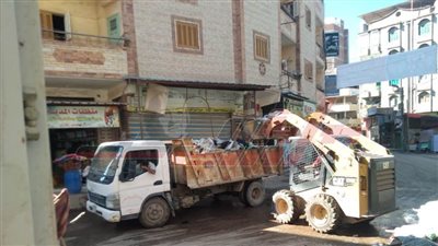 حملات نظافة ورفع المخلفات في ثاني أيام عيد الأضحى بكفر الشيخ