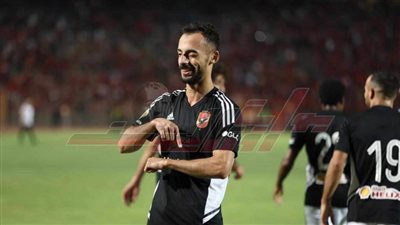 أحمد عبدالقادر يسجل ثاني أهداف المارد الأحمر أمام البنك الأهلي بالدوري