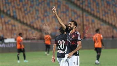 بالصور| فرحة هستيرية من كهربا بهدفه بالدقيقة الأخيرة أمام البنك الأهلي بالدوري