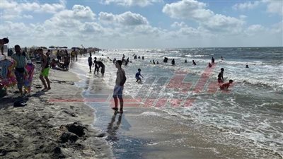 إقبال على مصيف بلطيم والحدائق والمتنزهات كاملة العدد بكفر الشيخ