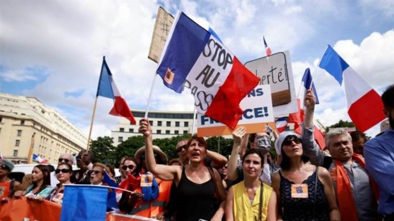 المظاهرات الفرنسية