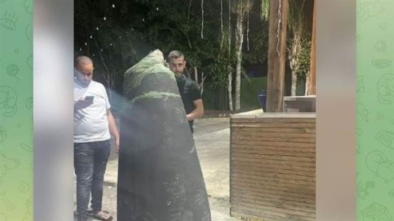 سقوط الصاروخ في رهط