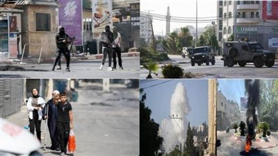  عاجل|  بالصور.. معارك بالأسلحة النارية وغارات جوية على 