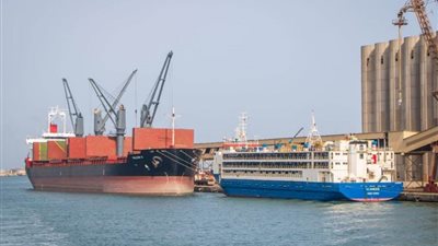 ميناء دمياط: إجمالي السفن الموجودة يبلغ 32 سفينة