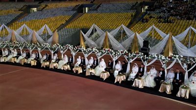 المنطقة الشمالية العسكرية تنظم حفل زفاف جماعيًا لـ300 شاب وفتاة من أبناء المحافظات