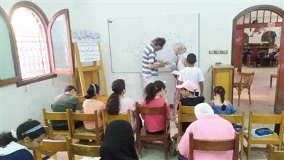 «معالم أسوان» و«فنون الخط» في ورش قصر ثقافة الطفل بطنطا