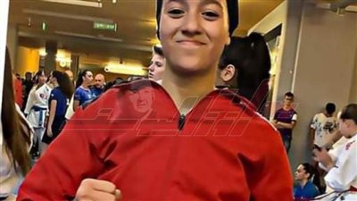 أسماء أبوحليمة لاعبة منتخب مصر سابع عالم في الدوري العالمي للكاراتيه بكرواتيا