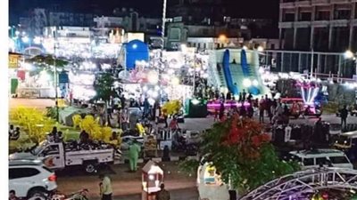 تشكيل لجنة لفحص ملاهي جمصة بعد سقوط لعبة وإصابة 9 أشخاص