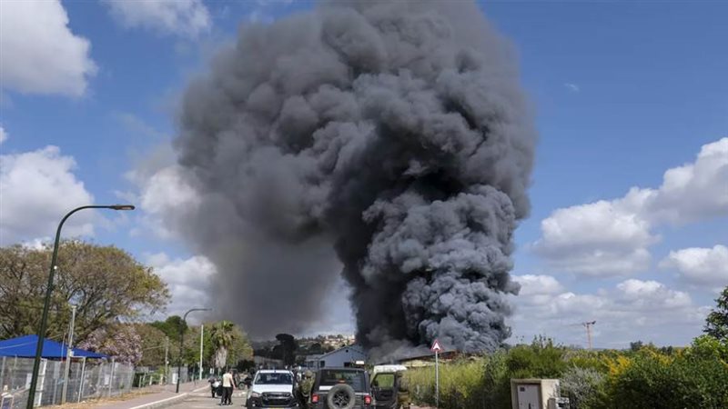 قصف منطقة في جنوب