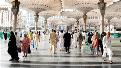 وصول أكثر من 222 ألف حاج إلى المدينة المنورة