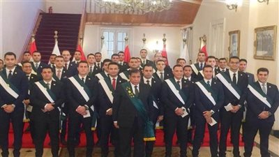 المندوبون الجدد بمجلس الدولة يؤدون اليمين القانونية أمام رئيس المجلس 