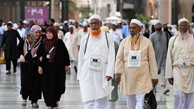 وصول 259 ألف حاج من عدة جنسيات إلى المدينة المنورة