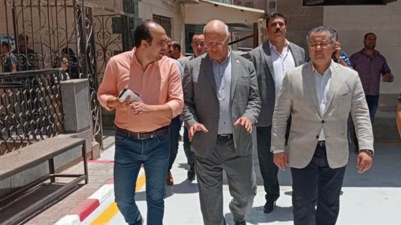 رئيس جامعة بنها يتفقد