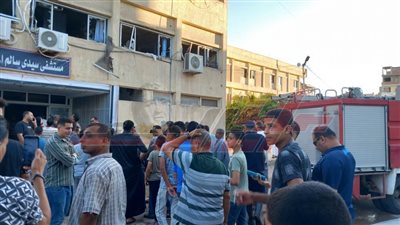 لا صحة بإصابة أي مريض بسبب حريق مستشفى سيدي سالم المركزي