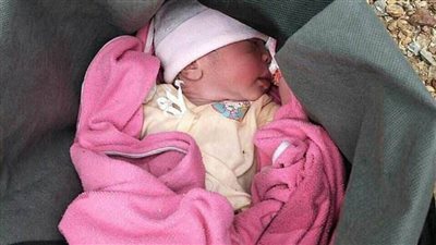 العثور على رضيع حديث الولادة بأبوكبير بالشرقية 