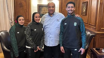 رئيس نادي الاتحاد السكندري يكرم أبطال النادي في الألعاب الفردية