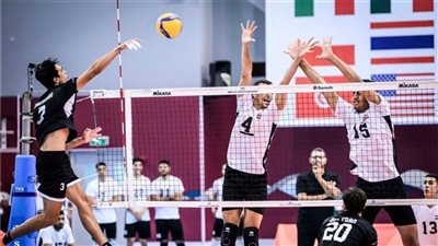 منتخب الفراعنة للكرة الطائرة يواجه نظيره التشيكي غدًا ببطولة العالم