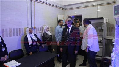  نورالدين: يتفقد مبنى قسطرة القلب والعناية المركزة الجديد بمستشفى دسوق العام