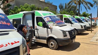 الكشف على 1507 مواطنين في قافلة طبية مجانية بقرية مهنا بالبحيرة