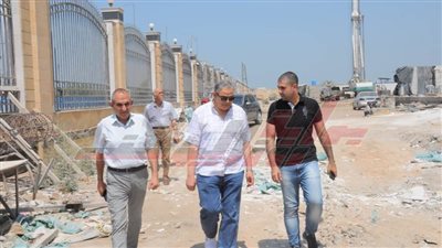 الدسوقي: يتفقد الموقع العام للمدينة الطبية بجامعة كفر الشيخ