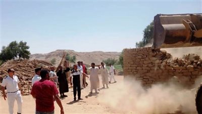 إزالة 40 حالة تعدِ على الأراضي الزراعية وأملاك الدولة بالشرقية
