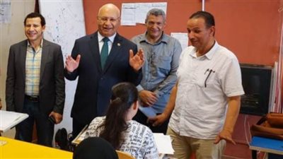 رئيس جامعة بنها يتابع اختبارات القدرات بكليتي التربية الرياضية والفنون التطبيقية