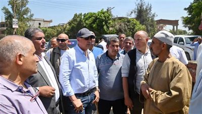 وزير الري يتفقد حالة التصرفات والمناسيب والجسور وأعمال التطهيرات بالبحيرة