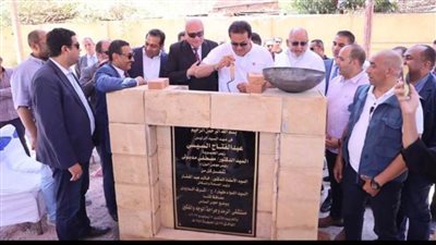 وزير الصحة يضع حجر الأساس لمستشفى الرمد التخصصي بمحافظة قنا