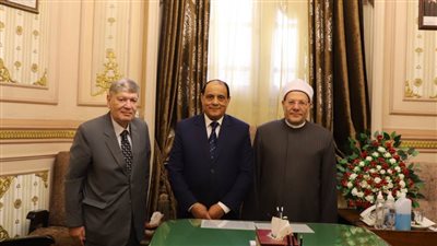 رئيس مجلس القضاء الأعلى يستقبل مفتي الجمهورية