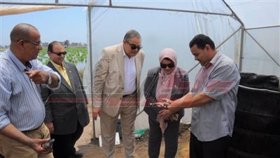 الدسوقي يتفقد المشاريع البحثية بكلية الزراعة بجامعة كفر الشيخ