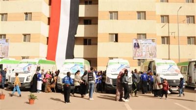 المنطقة الشمالية العسكرية بالتعاون مع وزارة الصحة تنظم عددا من القوافل الطبية بمنطقة بشاير الخير