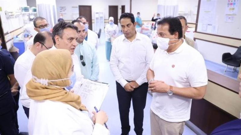 وزير الصحة بمستشفى