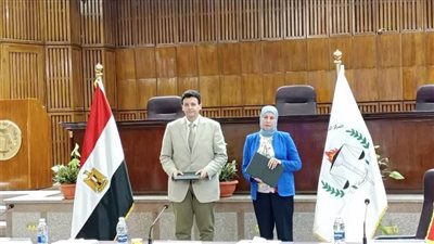 بروتوكول تعاون بين آداب بنها والمركز القومي للبحوث الاجتماعية والجنائية