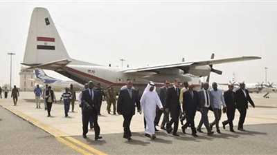 مصر ترسل شحنات إنسانية مقدمة من جامعة الدول العربية للشعب السودانى