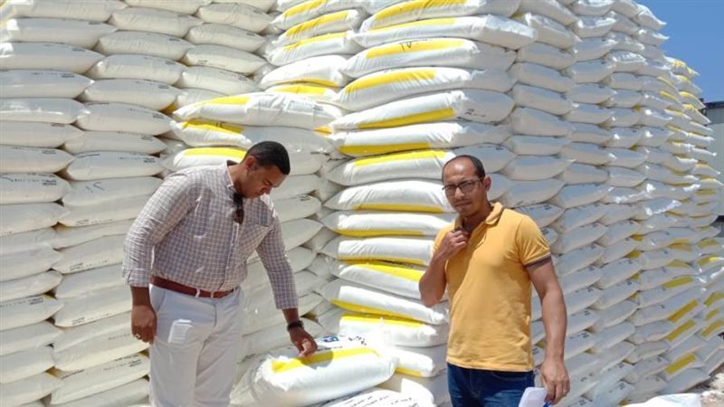 ضبط 54 طن أسمدة زراعية