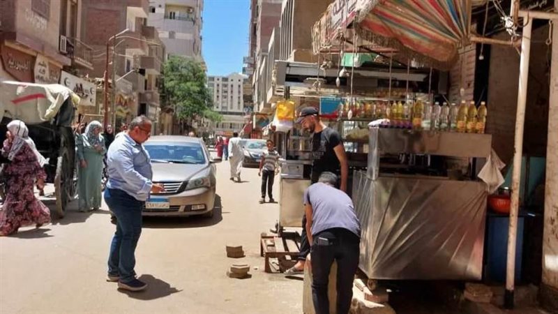 إزالة الإشغالات بالمنيا