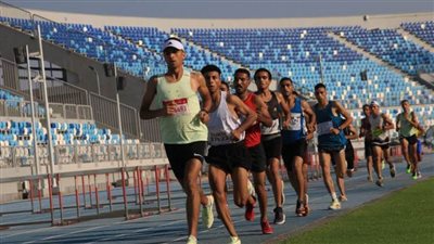 نتائج سباق 10000 متر عدو رجال ببطولة الجمهورية للكبار لألعاب القوى