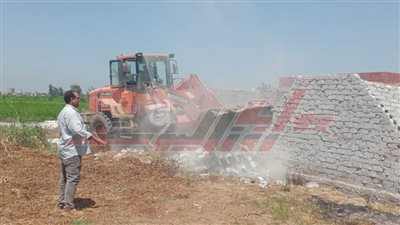 تنفيذ 119 حالة تعدٍ على مساحة 111 ألفًا و783 مترًا و20 قيراطًا بكفر الشيخ 