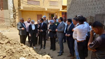 انهيار عقار ببني سويف والنيابة الإدارية تعاين (صور)