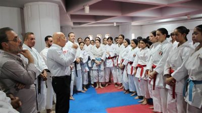 رئيس اتحاد الكاراتيه يزور تدريبات منتخب الكاتا للشباب والناشئين قبل بطولة إفريقيا 