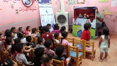 القافلة المائية تصل قرية الطوايل بساقلتة الجاري بها تنفيذ مشروعات حياة كريمة