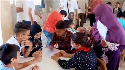 مسابقة ثقافية فى دوري المعلومات للنشء بمراكز شباب قلين 