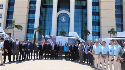 إطلاق إشــارة بــدء تشغيل سيارات توثيق متنقلة جديدة بالإسكندرية ومطروح